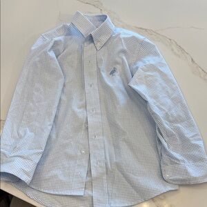 Boys Blue Checkered Shirt